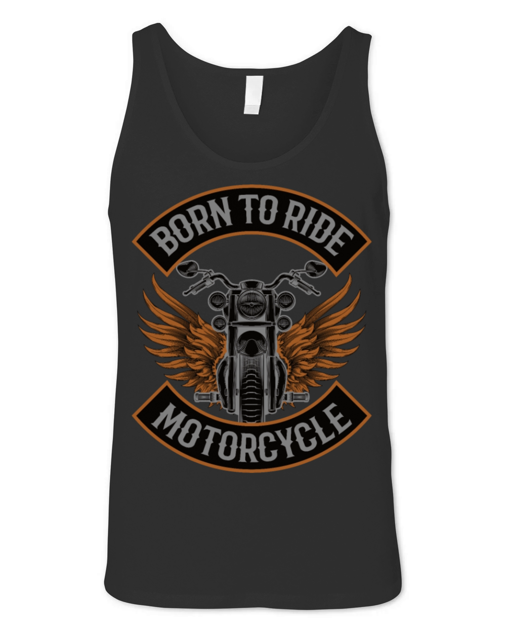 Motorcycle funny saying vintage biker Unisex Jersey Tank