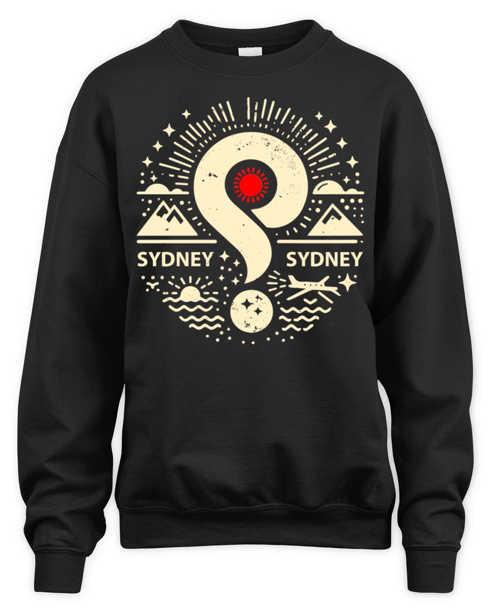 Sydney Adventure Graphic Tee Unisex Premium Crewneck Sweatshirt