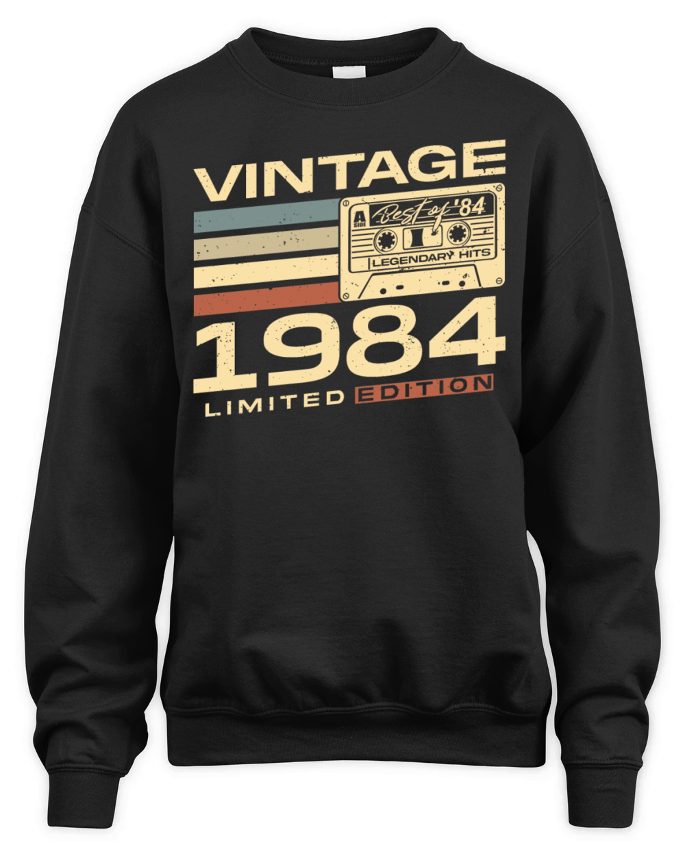 Vintage 1984 Retro 40th Birthday Unisex Premium Crewneck Sweatshirt