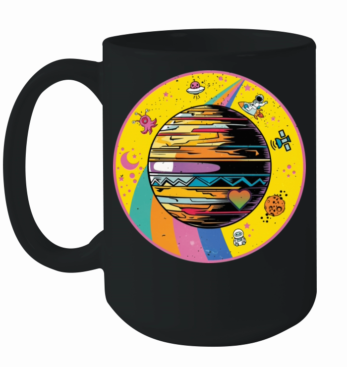 Pluto - Planet Vintage Ceramic Mug