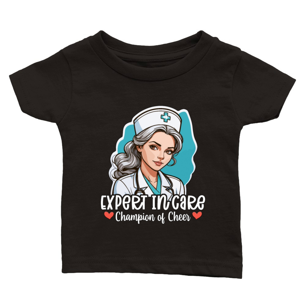 Nurse Practitioner Expert In Care Medical Nursing Classic Baby Crewneck T-shirt