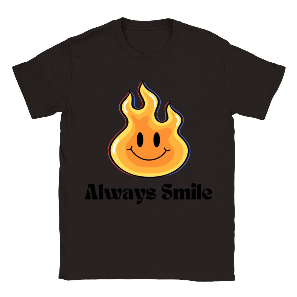 Always Smile Classic Kids Crewneck T-shirt