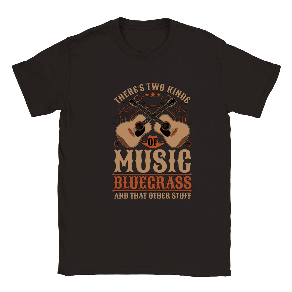 Bluegrass Music Theres Two Kinds Of Musician Classic Kids Crewneck T-shirt