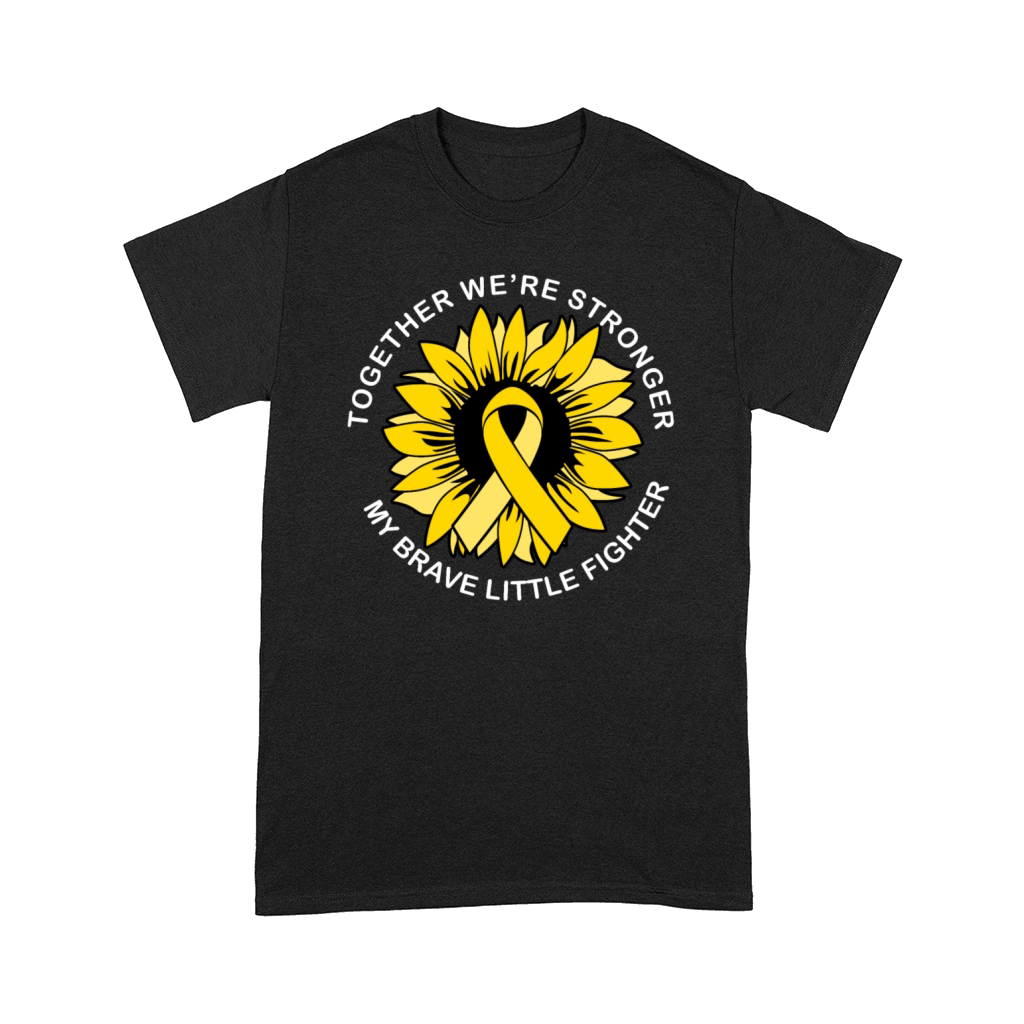 Brave Little Fighter Child Cancer Awareness Shirt Comfort T-shirt
