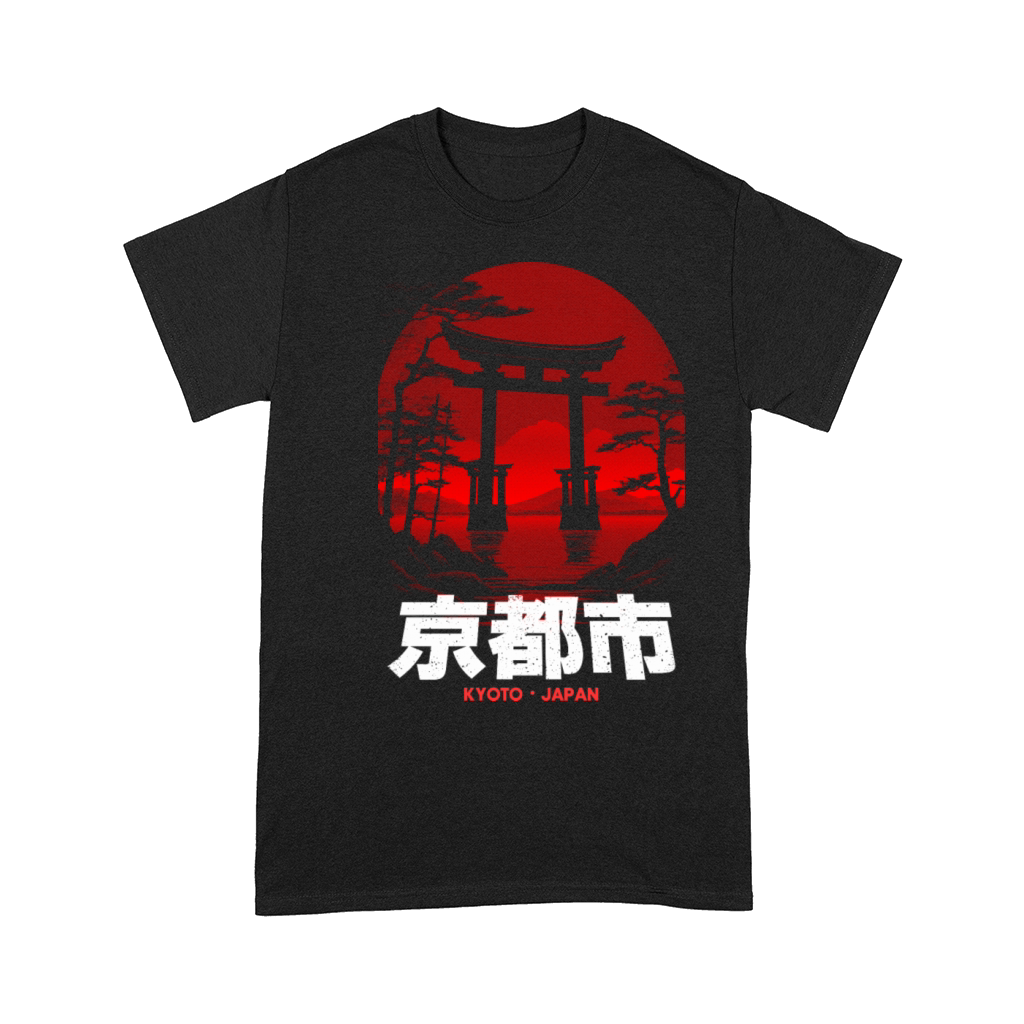 Kyoto City Japan Torii Honshu Kansai Region Nippon Comfort T-shirt