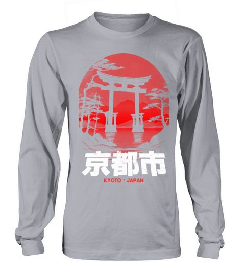 Kyoto City Japan Torii Honshu Kansai Region Nippon Long sleeved Unisex