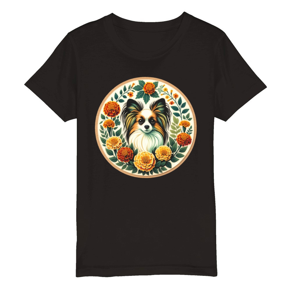 Papillon Organic Kids Crewneck T-shirt