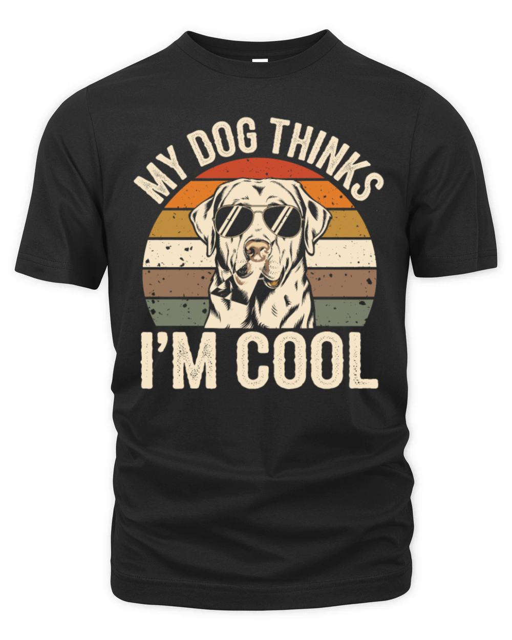 Labrador Retriever My Dog Thinks Im Cool Organic Unisex T-shirt