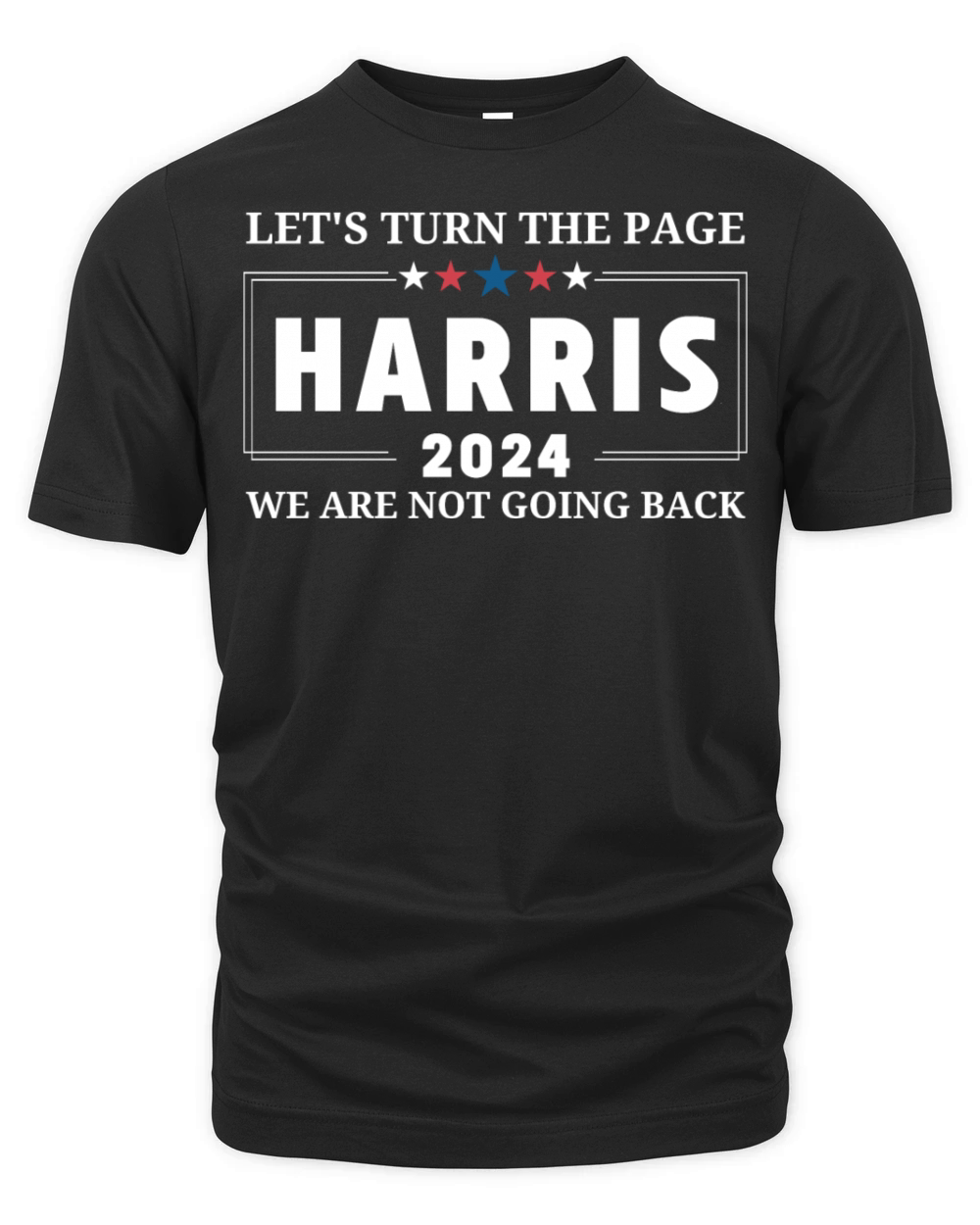 Lets Turn The Page Harris 2024 Organic Unisex T-shirt