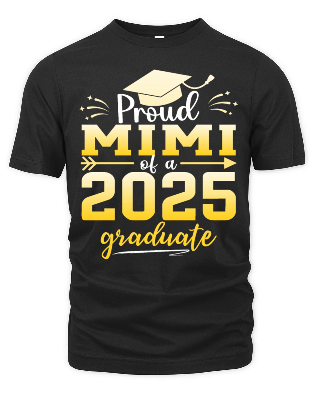 Proud Mimi Of A Class Of 2025 Graduate Graduation Organic Unisex T-shirt