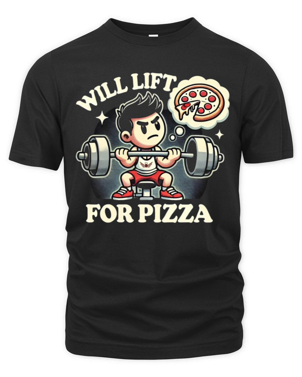 Will Lift for Pizza - Funny Gym Organic Unisex T-shirt