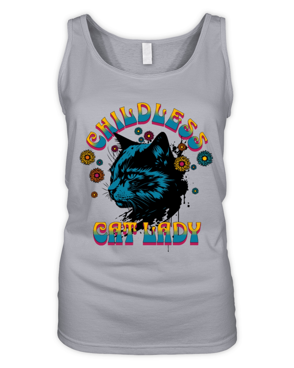 childlss cat lady for kamala harris 2024 Organic Women's Tank Top