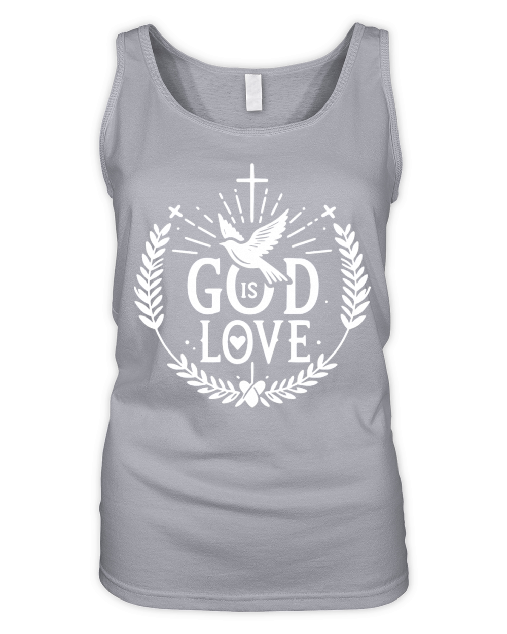 God is Love Organic Women's Tank Top