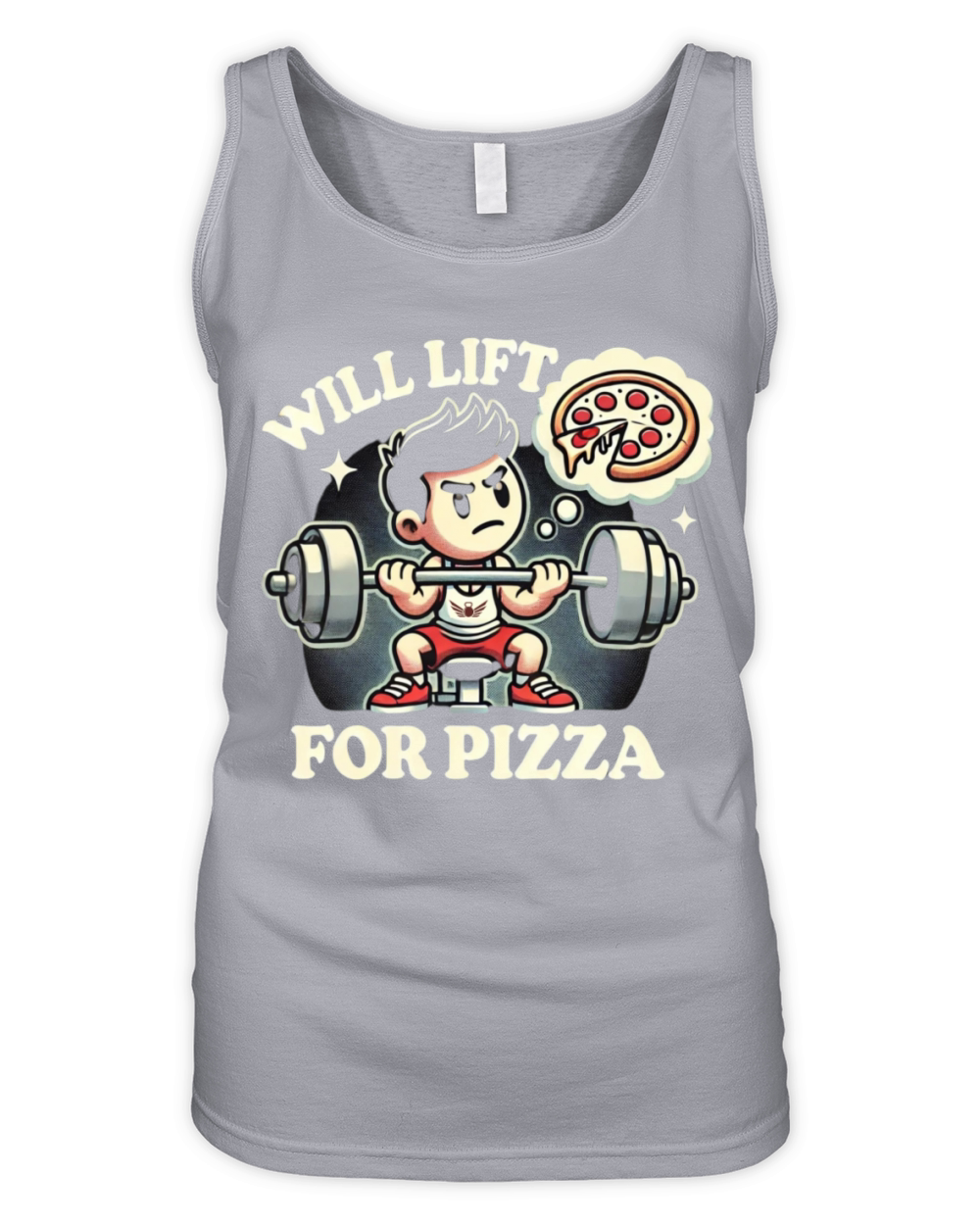 Will Lift for Pizza - Funny Gym Organic Women's Tank Top