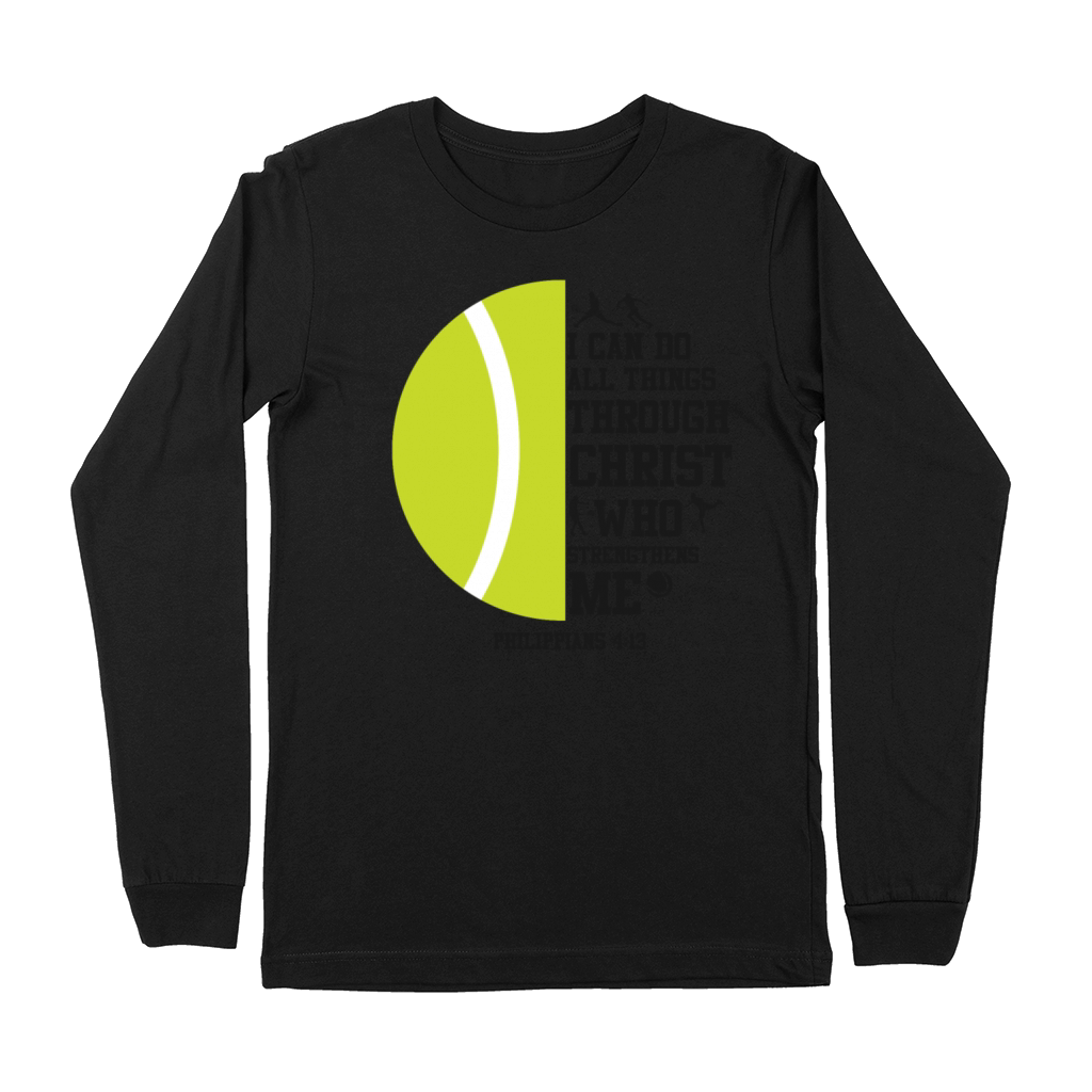 Funny Tennis Player Racket I Can Premium Long Sleeve