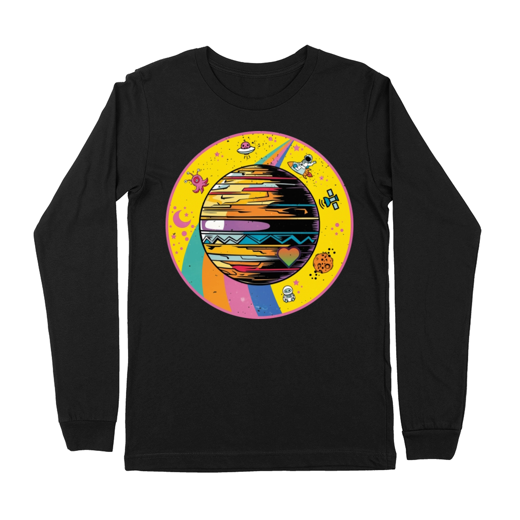 Pluto - Planet Vintage Premium Long Sleeve