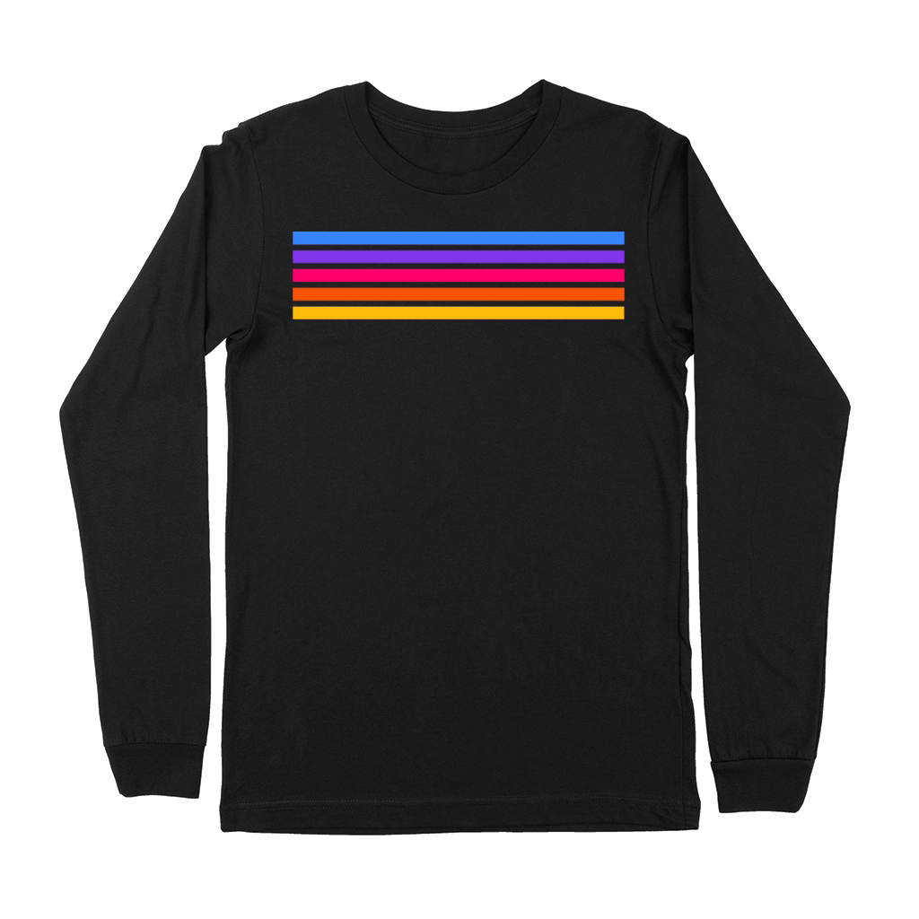Retro stripe design with vintage vibe Premium Long Sleeve