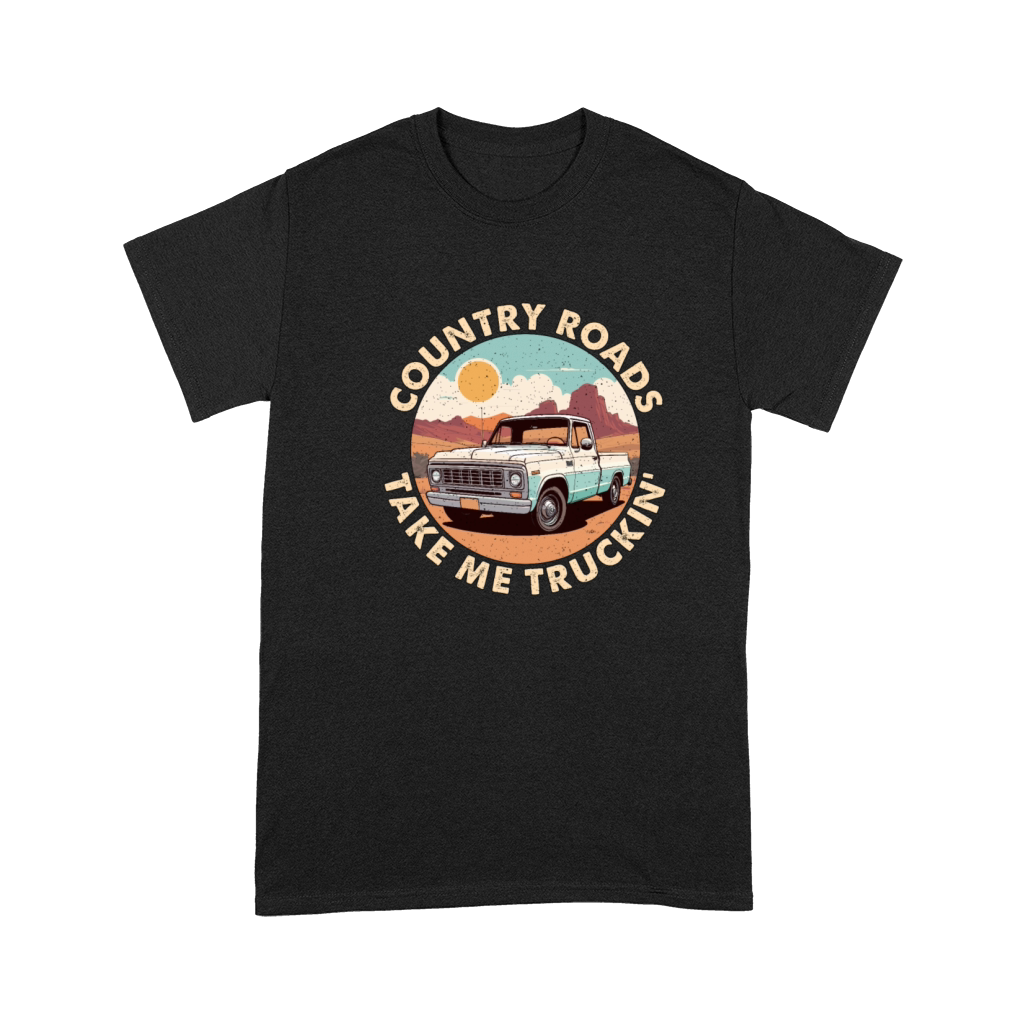 Pickup Truck Country Roads Take Off-Road Vehicle Premium T-shirt