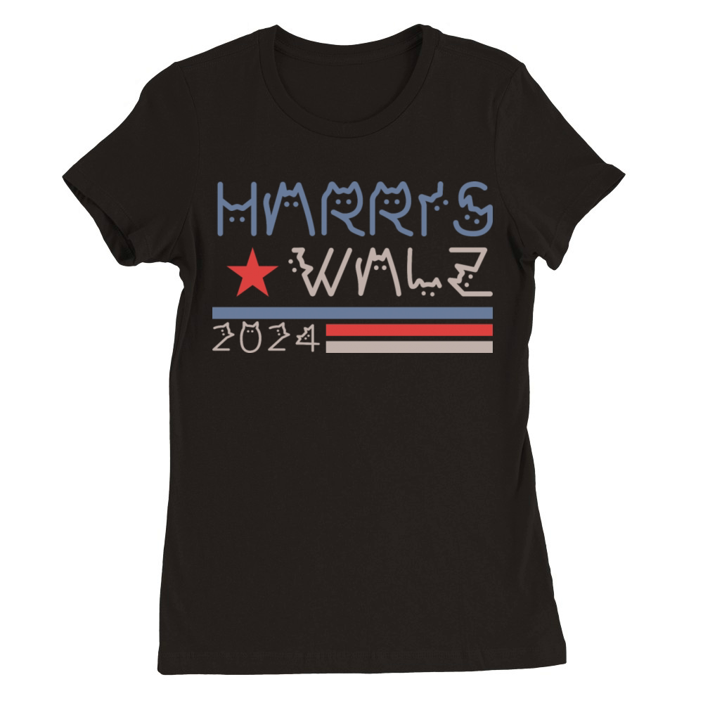 Harris Waltz 2024 Vintage Kamala Harris Waltz 2024 Premium Womens Crewneck T-shirt