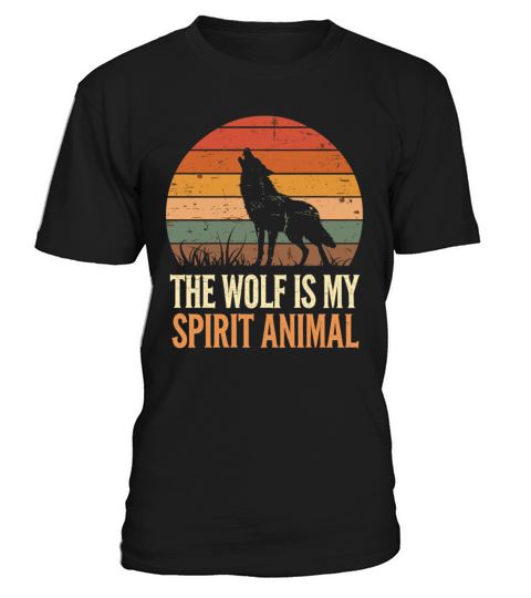The Wolf Is My Spirit Animal Howling Wolf T-Shirt Unisex