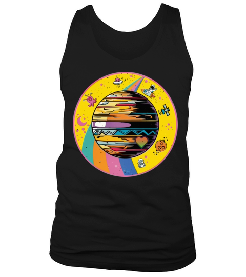 Pluto - Planet Vintage Tank Top Unisex