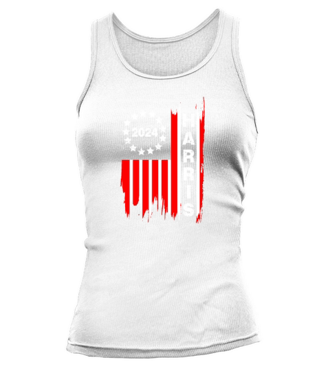 Kamala Harris 2024 PNG Vintage Us Flag Tank top Woman