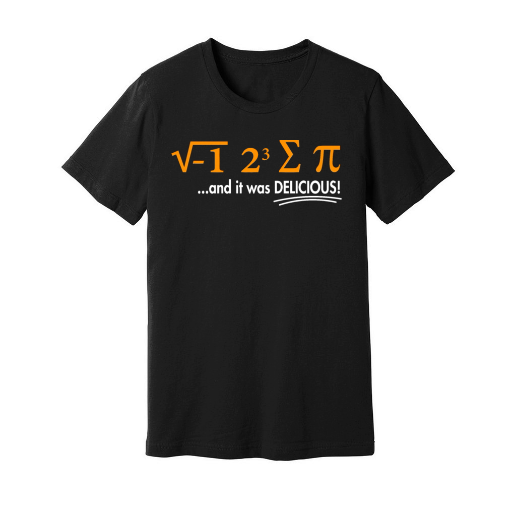 I Ate Some Pie And It Was Delicious 8 Pi Day 1BK6 Unisex Jersey Tee