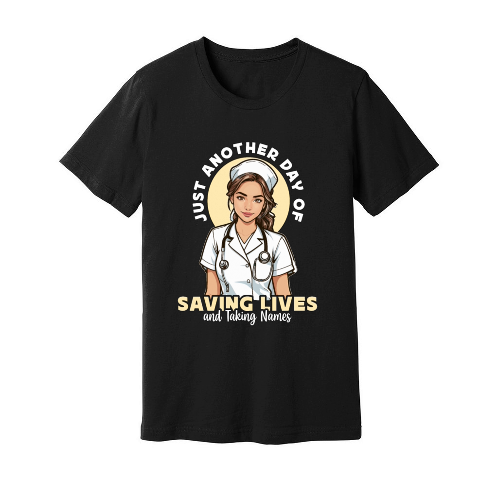 Nurse Practitioner Just Another Day Of Healthcare Unisex Jersey Tee