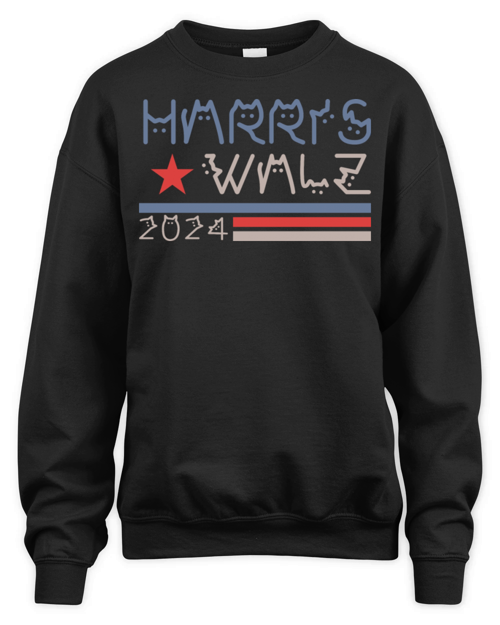 Harris Waltz 2024 Vintage Kamala Harris Waltz 2024 Unisex Premium Crewneck Sweatshirt