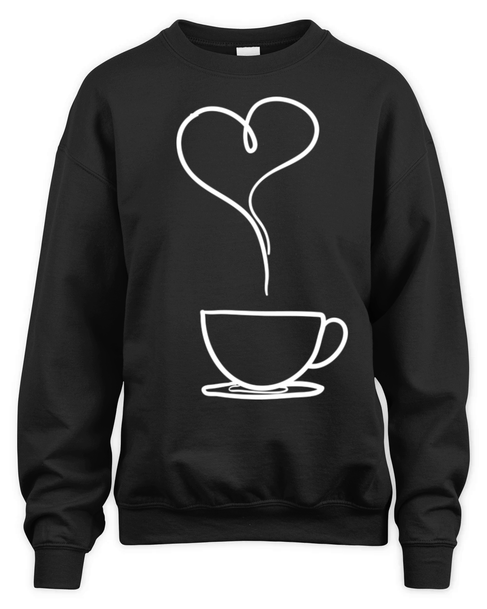 I Love coffee Unisex Premium Crewneck Sweatshirt