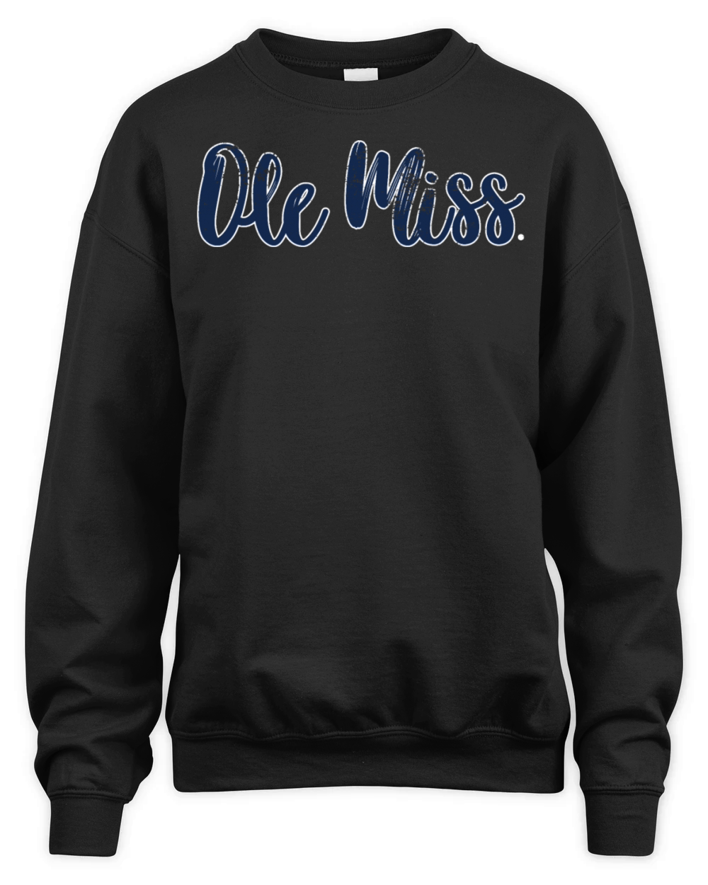 Mississippi Rebels Vintage Mascot Logo Unisex Premium Crewneck Sweatshirt