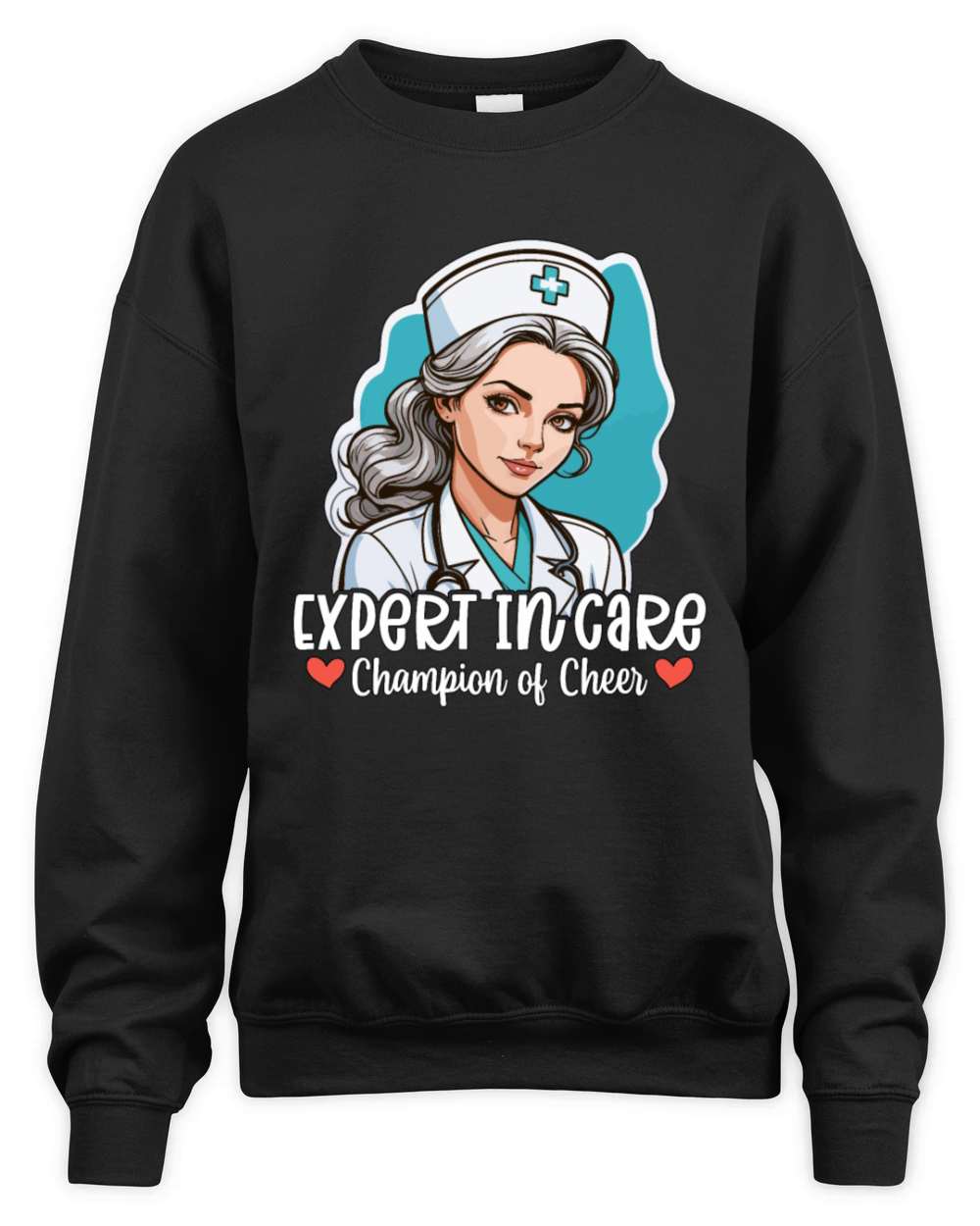 Nurse Practitioner Expert In Care Medical Nursing Unisex Premium Crewneck Sweatshirt