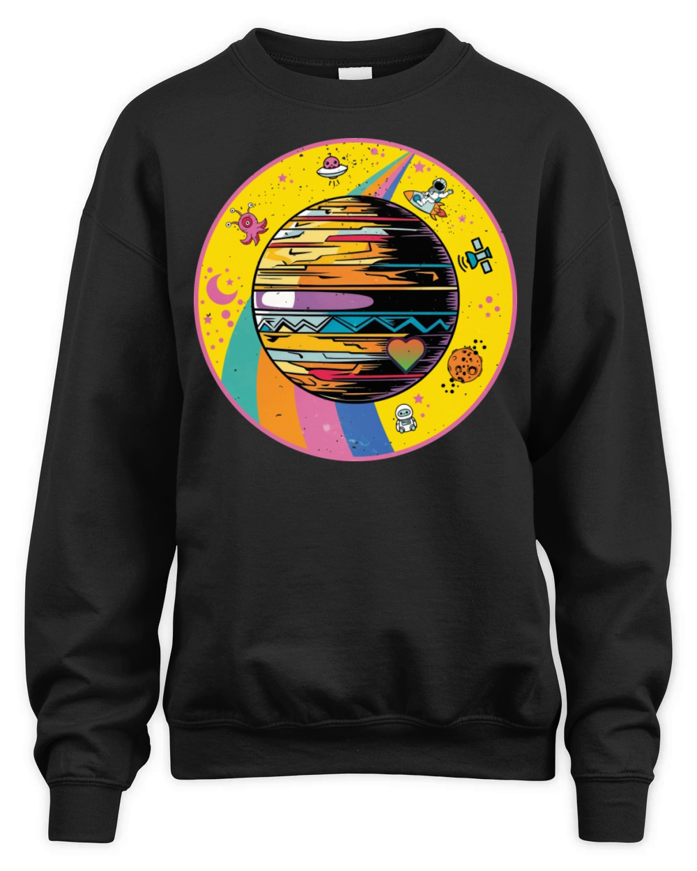 Pluto - Planet Vintage Unisex Premium Crewneck Sweatshirt