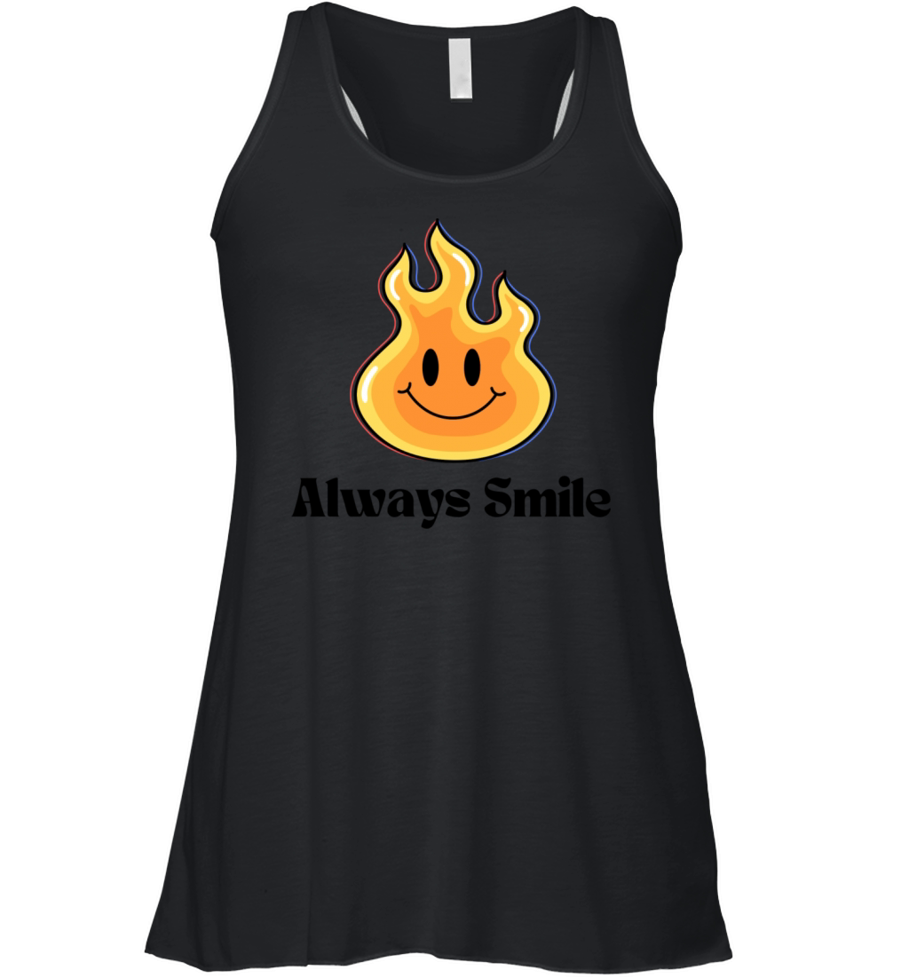 Always Smile Women's Flowy Tank Top