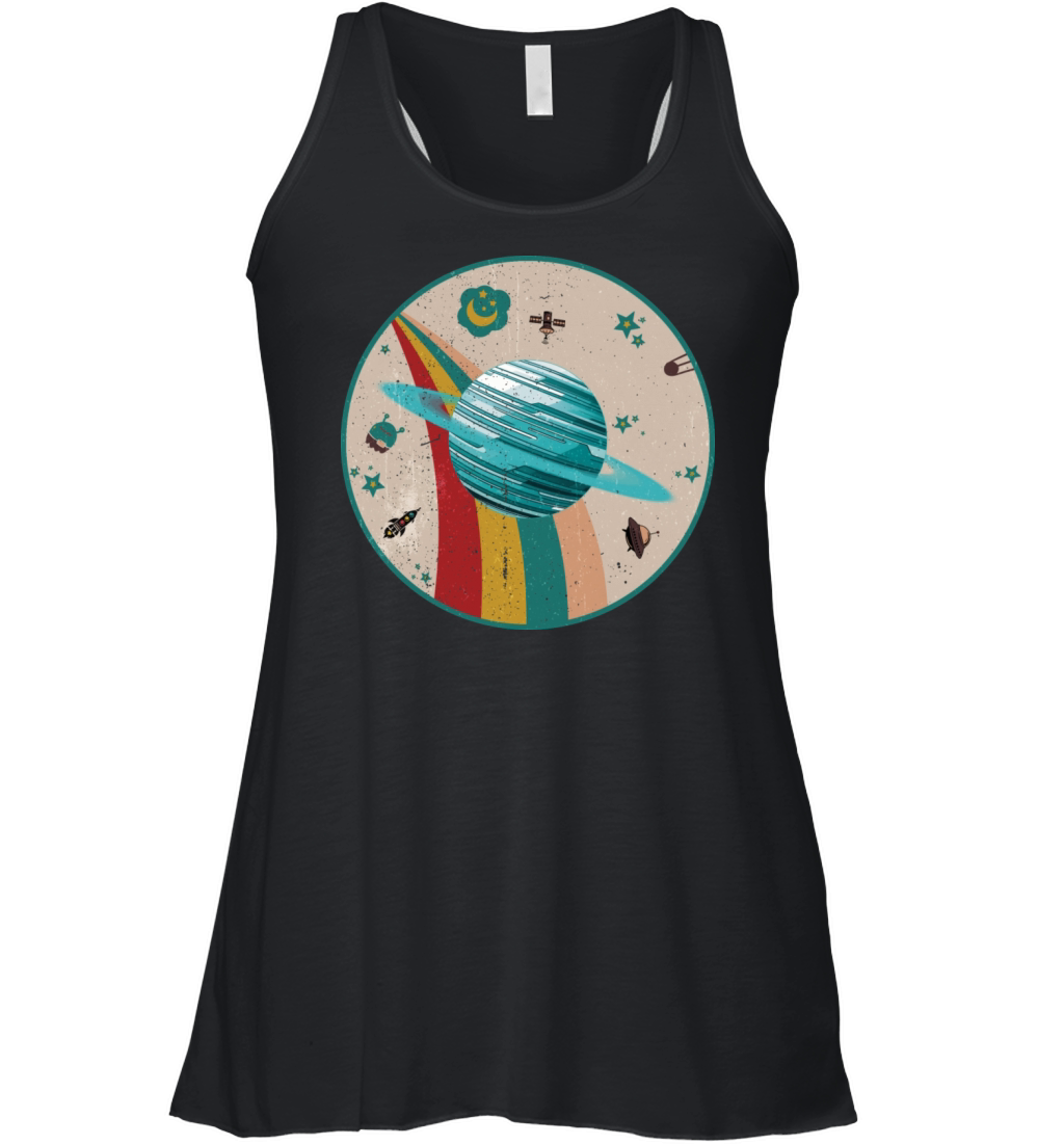 Uranus - Planet Vintage Women's Flowy Tank Top