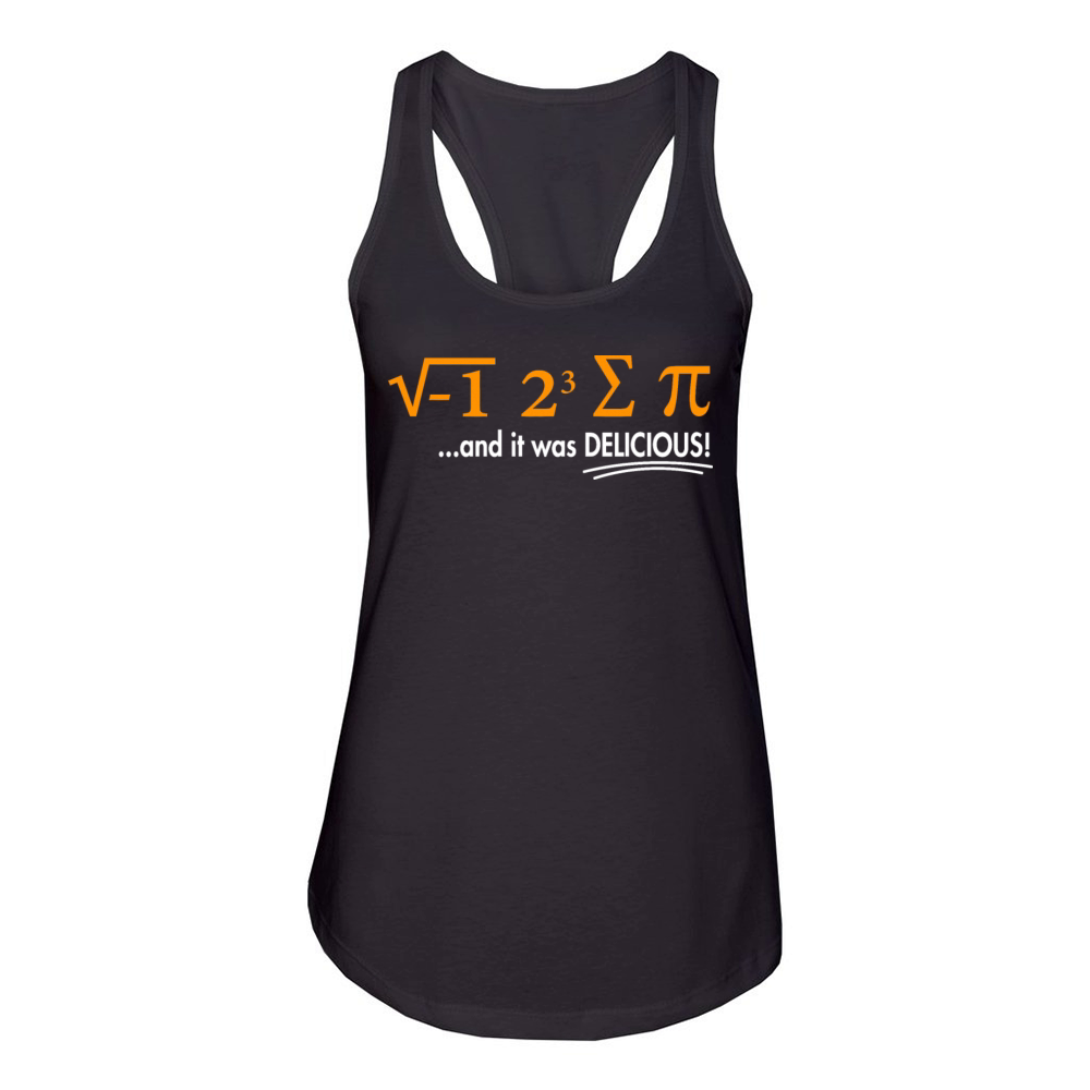 I Ate Some Pie And It Was Delicious 8 Pi Day 1BK6 Women's Racerback Tank