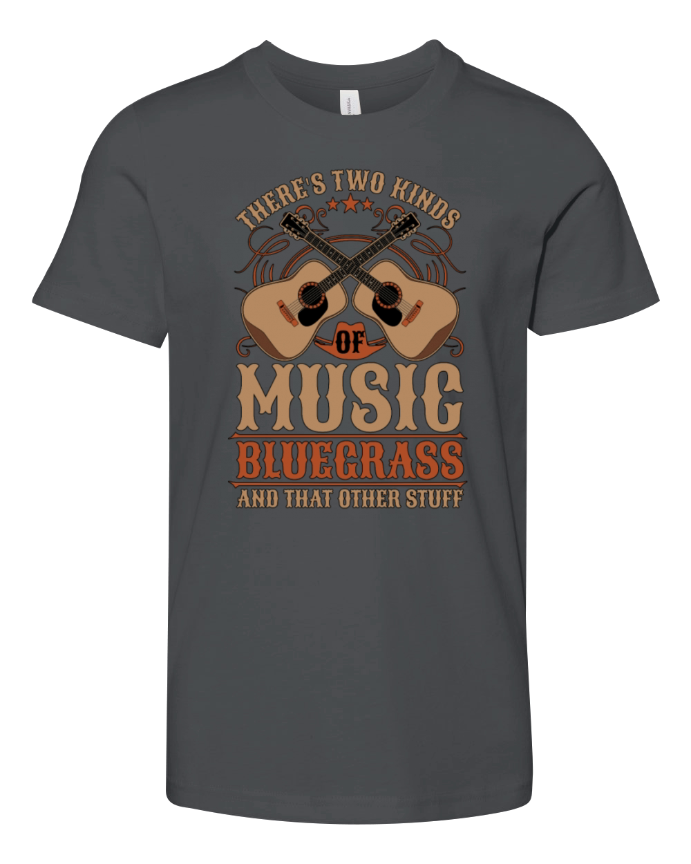Bluegrass Music Theres Two Kinds Of Musician Youth Unisex Jersey Tee