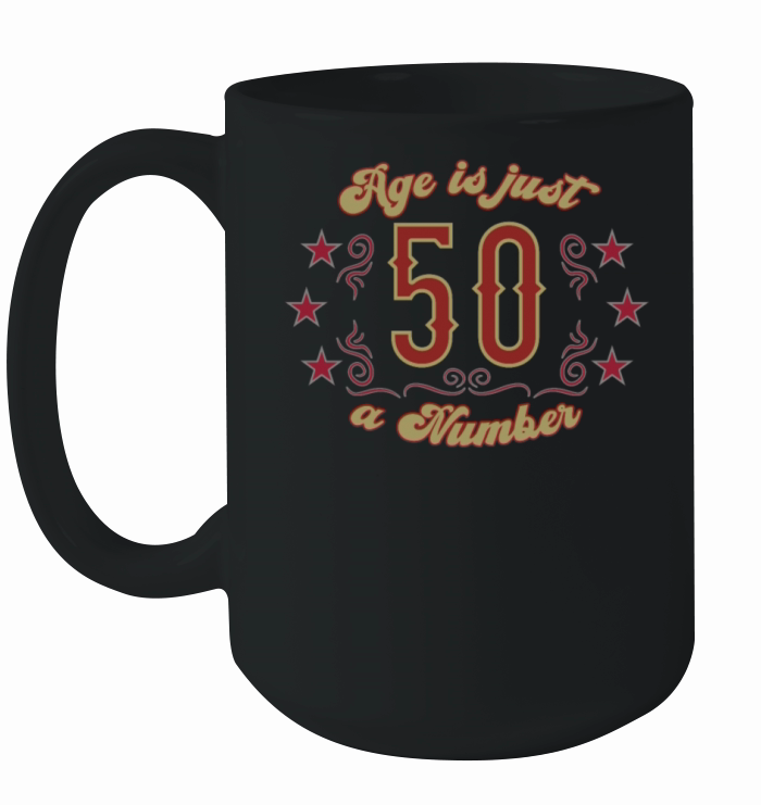 50th birthday vintage just one number Ceramic Mug