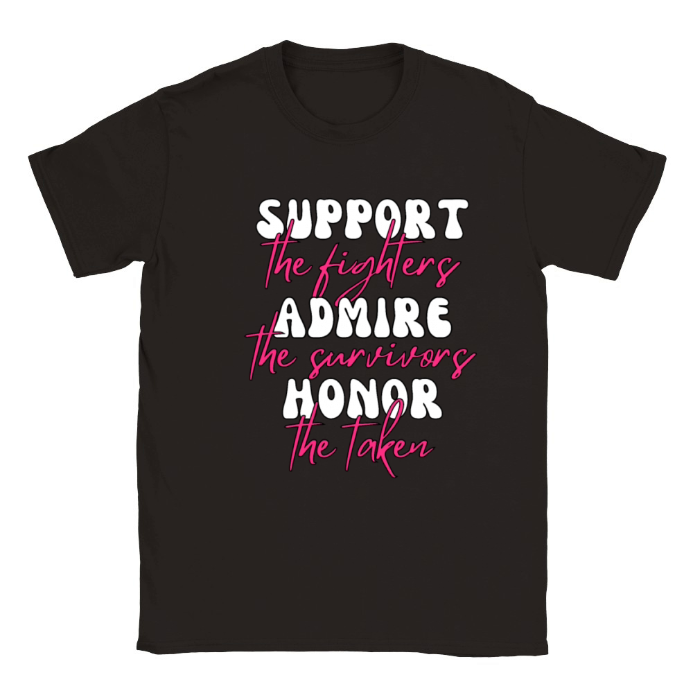 Support The Fighters Admire The Survivors Classic Kids Crewneck T-shirt