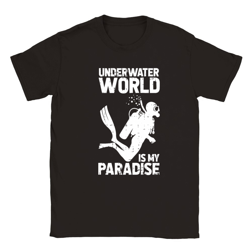 Underwater World Is My Paradise Classic Kids Crewneck T-shirt