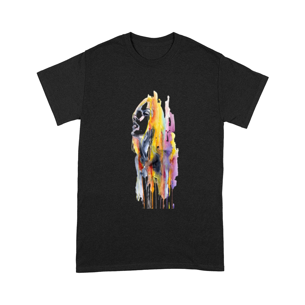 Women Watercolor Painting Comfort T-shirt