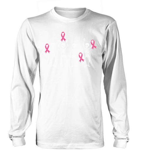 Peace Love Cure Pink Ribbon Family Breast Cancer Long sleeved Unisex