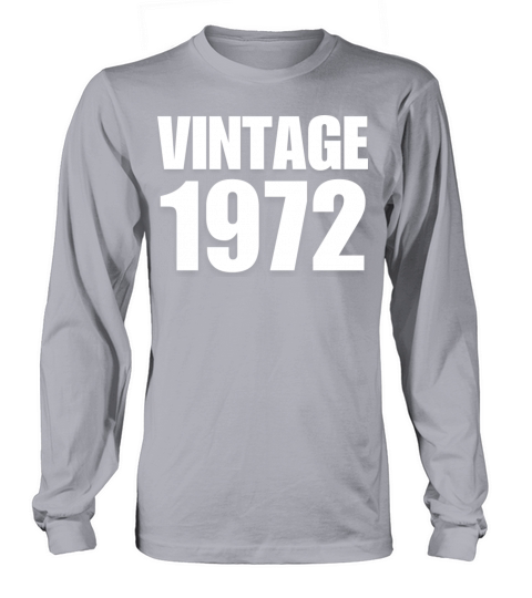 Vintage 1972 Long sleeved Unisex