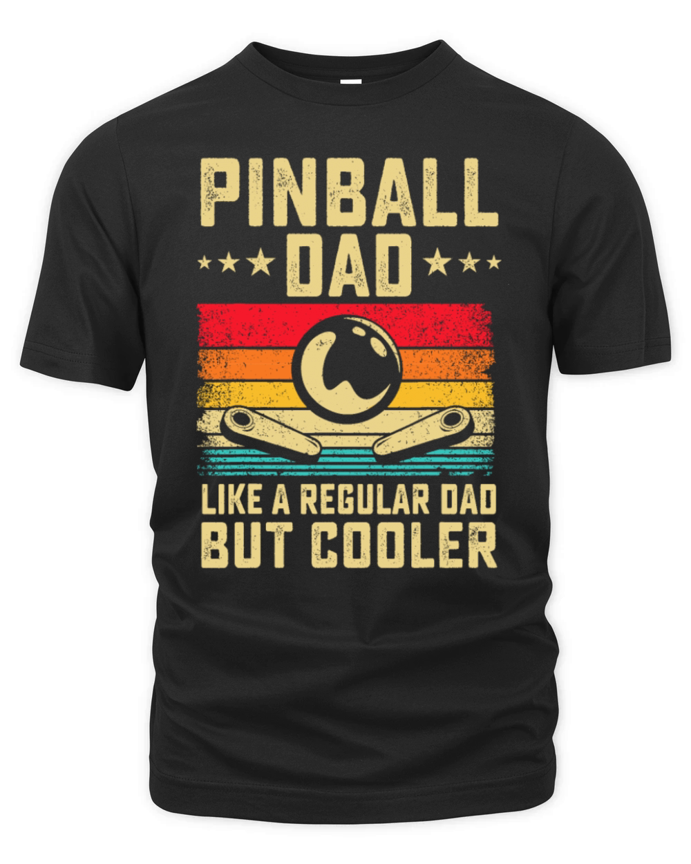 Pinball Dad Like Regular Dad But Cooler Father Organic Unisex T-shirt