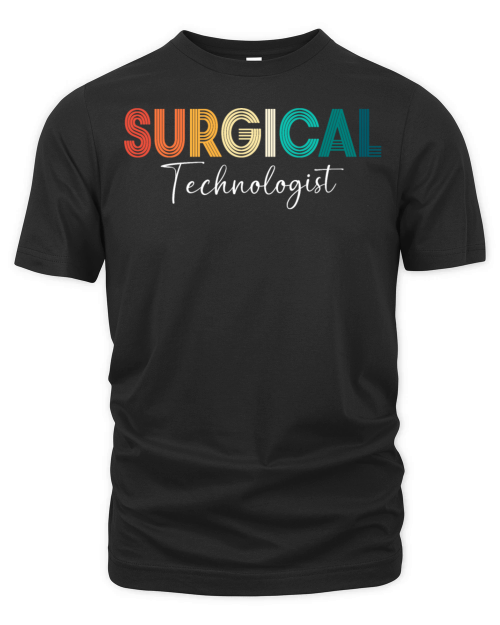 Retro 80s Vintage Surgical Technologist Organic Unisex T-shirt