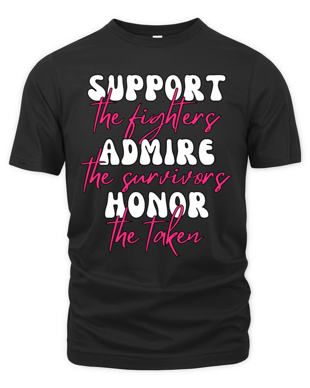 Support The Fighters Admire The Survivors Organic Unisex T-shirt