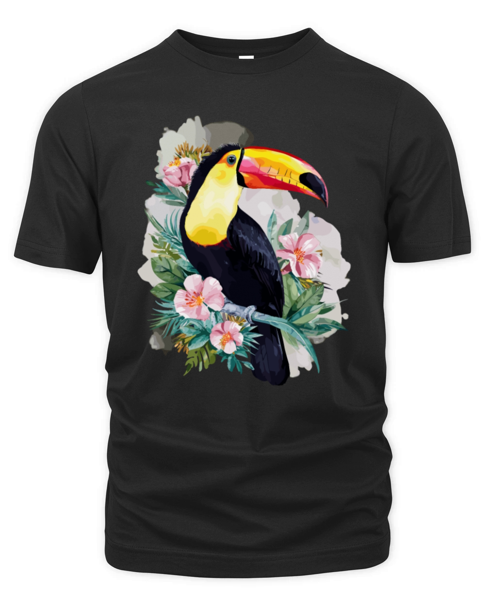 Toucan Bird Zoo Animal Wildlife Tropic Birds Organic Unisex T-shirt