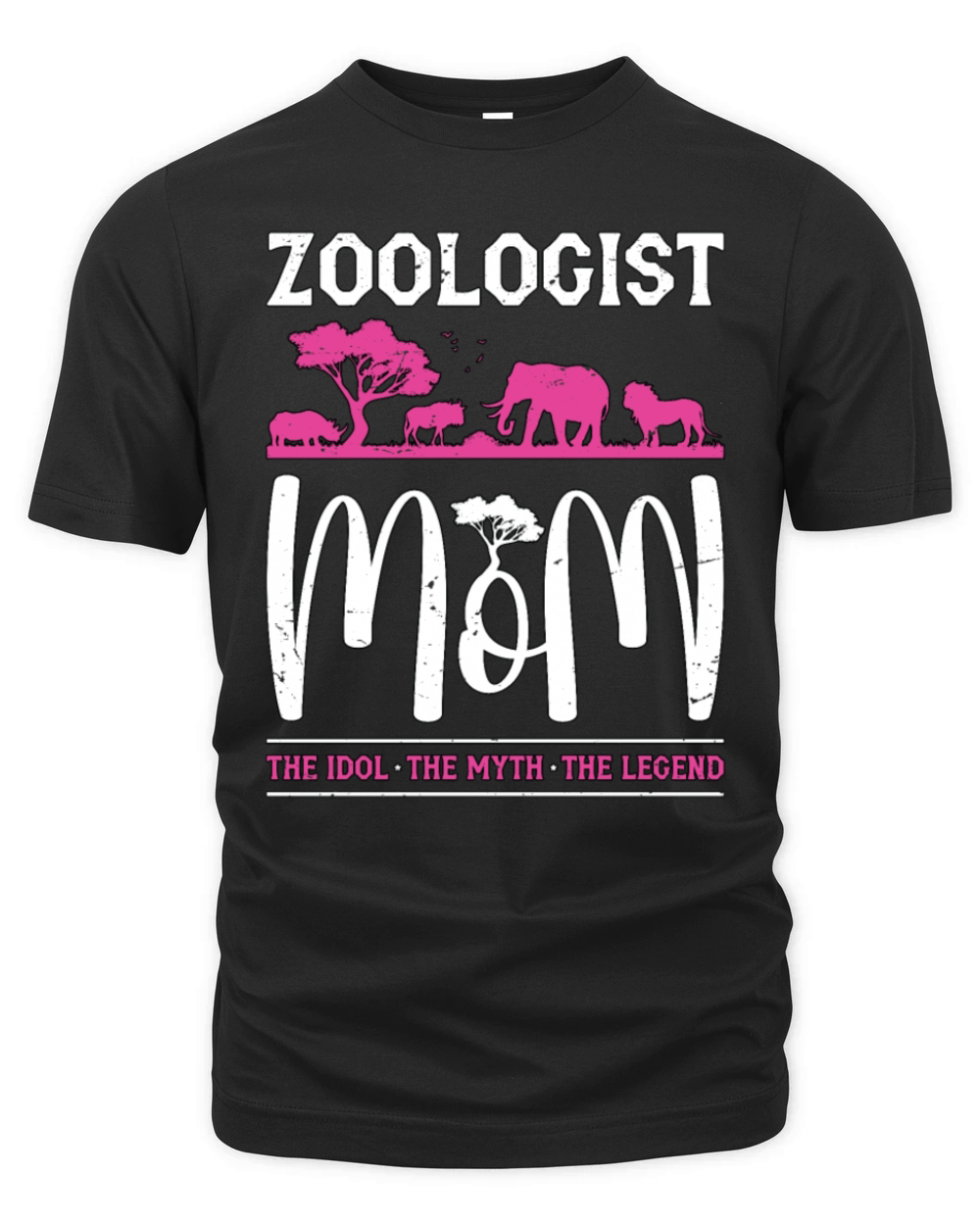 Zoologist Mom The Idol The Myth The Ornithologist Organic Unisex T-shirt