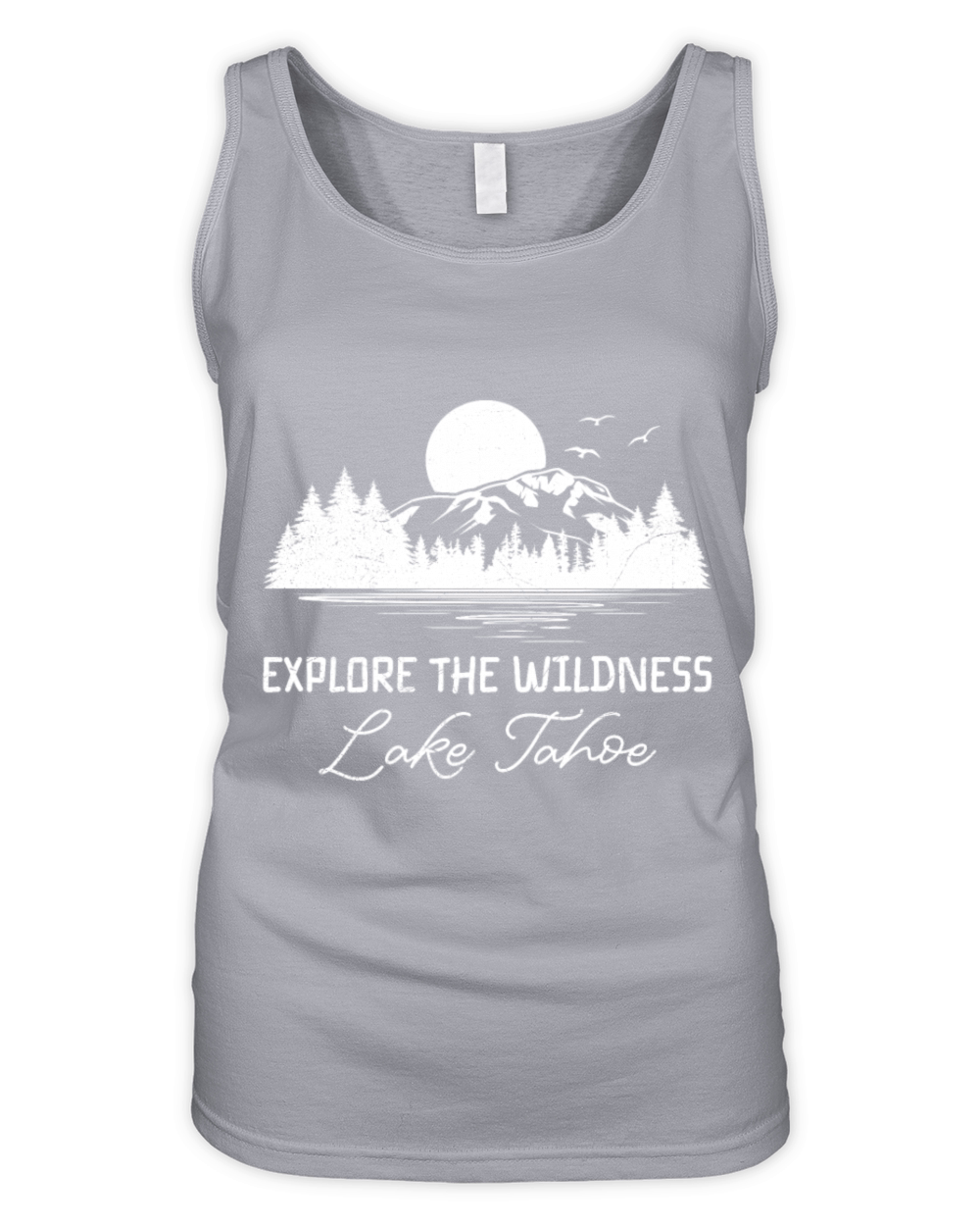 California EXPLORE THE WILDERNESS LAKE TAHOE Organic Women's Tank Top