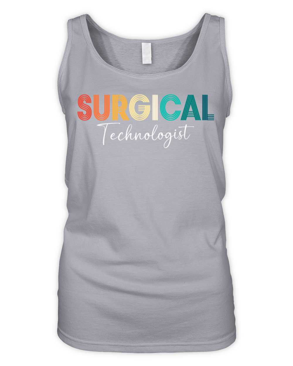 Retro 80s Vintage Surgical Technologist Organic Women's Tank Top
